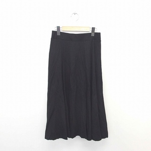  nitca nitca skirt flair long plain simple F black black /TT43 lady's 