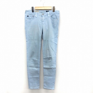 AG JEANS パンツ スキニー ロング ジップフライ ポケット シンプル 26R ブルー /ST43 レディース