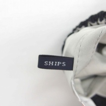 シップス SHIPS スカート ギャザー フレア ミニ 薄手 バックジップ 無地 シンプル 黒 ブラック /TT41 レディース_画像3