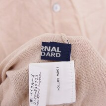 ジャーナルスタンダード JOURNAL STANDARD ニット セーター 背中ボタン 薄手 綿 コットン 七分袖 薄茶 ベージュ /TT1 レディース_画像3
