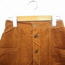 ブラウニー BROWNY パンツ ボトムス 台形 コーデュロイ ミニ ショート丈 F ブラウン 茶 /MT10 レディース_画像4