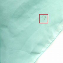 リノッシュ Linosug シャツ ブラウス 異素材 ドルマンスリーブ Vネック 五分袖 M グリーン 緑 /FT18 レディース_画像5