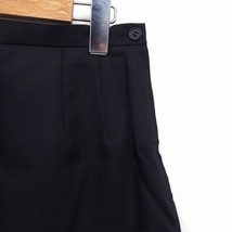 ニューヨーカー NEWYORKER スカート 台形 ひざ丈 無地 シンプル シルク混 ウール 11 ブラック 黒 /FT28 レディース_画像5
