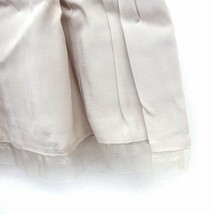 ボディドレッシングデラックス BODY DRESSING Deluxe スカート ギャザー 裾チュール ミモレ丈 ロング 38 ベージュ /FT18 レディース_画像6
