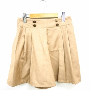  Pour La Frime pour la frime юбка-брюки юбка брюки низ кнопка одноцветный простой Mini M бежевый светло-коричневый /MT34 женский 