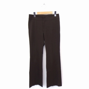  Untitled UNTITLED pants center Press boots cut long plain simple 1 Brown tea /FT33 lady's 