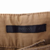 マウジー moussy ショートパンツ 無地 シンプル コットン 綿 2 ブラウン 茶 /FT47 レディース_画像3