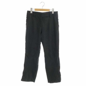  Prada PRADA wool pants tapered switch 38S charcoal /ES #OS #SH lady's 