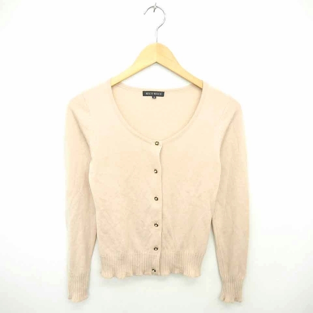 ミッシュマッシュ MISCH MASCH カーディガン ニット 丸首 無地 シン