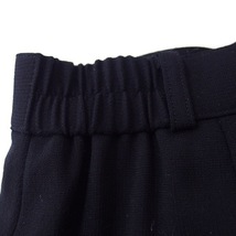 エスカート ESCART パンツ センタープレス ロング 無地 ウール 大きいサイズ 13 ブラック 黒 /FT2 レディース_画像5