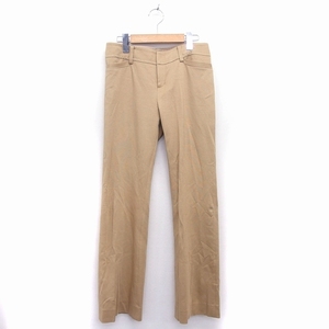  M ke- Michel Klein MK MICHEL KLEIN pants strut long plain simple 38 beige /KT2 lady's 