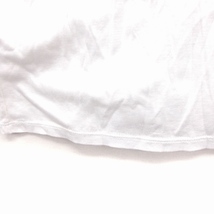 ザヴァージニア The Virgnia カットソー Tシャツ リボン ノースリーブ 丸首 無地 綿混 900 ホワイト 白 /FT33 レディース_画像6