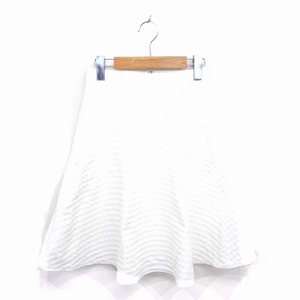  theory theory flair skirt total pattern back Zip thin P ivory white /TT8 lady's 