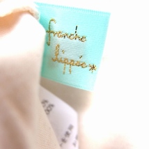 フランシュリッペ franche lippee カットソー Tシャツ レース 長袖 コットン 綿 M ベージュ /FT33 レディース_画像3