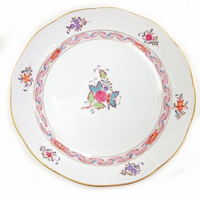 R-062236 ハンガリー HEREND HVNGARY ヘレンド ヴィクトリア 花と蝶 純国産 ヘレンド プレート トレイ 中古品 食器