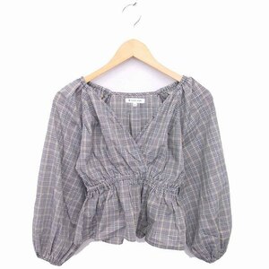 グローバルワーク GLOBAL WORK 子供服 カットソー ブラウス チェック プルオーバー 長袖 XXL ベージュ ブラック 薄茶 黒 /TT12 キッズ