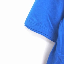 未使用品 アズールバイマウジー AZUL by moussy タグ付き Tシャツ カットソー Vネック 綿 コットン 半袖 S ブルー 青 /TT5 レディース_画像6