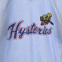 ヒステリックス Hysterics ヒスミニプリント メッシュTシャツ カットソー Vネック 半袖 140 水色 ライトブルー /HS ■OS キッズ_画像6