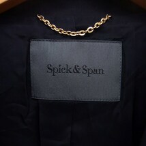 スピック&スパン Spick&Span テーラード ジャケット アウター シングル 無地 シンプル 36 ブラック 黒 /FT10 レディース_画像3