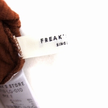 フリークスストア FREAKS STORE リブニット カットソー 長袖 Vネック 無地 F ブラウン 茶 /FT29 レディース_画像3