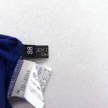 ボディドレッシングデラックス BODY DRESSING Deluxe Tシャツ カットソー 無地 刺繍 Vネック 七分袖 シルク 38 青紫 /MT レディース_画像3