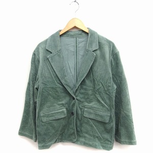  Lowrys Farm LOWRYS FARM вельвет tailored jacket внешний одноцветный хлопок F mint green /FT43 женский 