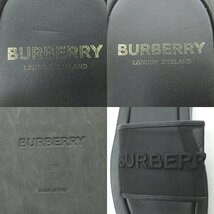 バーバリー BURBERRY リカルド・ティッシ RT シャワーサンダル メッシュ シースルー ロゴ イタリア製 黒 ブラック 38 24.5cm レディース_画像6