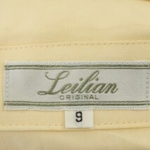 レリアン Leilian チェス刺繍 ボタンダウンシャツ 長袖 9 ベージュ /AO ■OS レディース_画像3