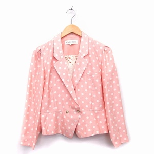  car re Blanc chalet blanc jacket tailored race dot pink /KT28 lady's 