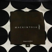 マッキントッシュ MACKINTOSH トレンチコート ロング 麻 リネン 36 S 紺 ネイビー /RY35 ●D レディース_画像3