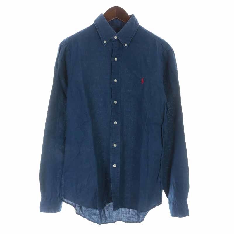 ヤフオク! -ラルフローレン リネンシャツ ネイビーの中古品・新品・未 ...