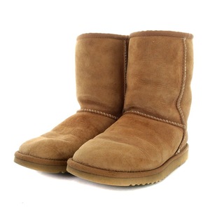 アグ オーストラリア UGG australia ムートンブーツ ショートブーツ 6 23cm キャメル F8008A /AK4 レディース