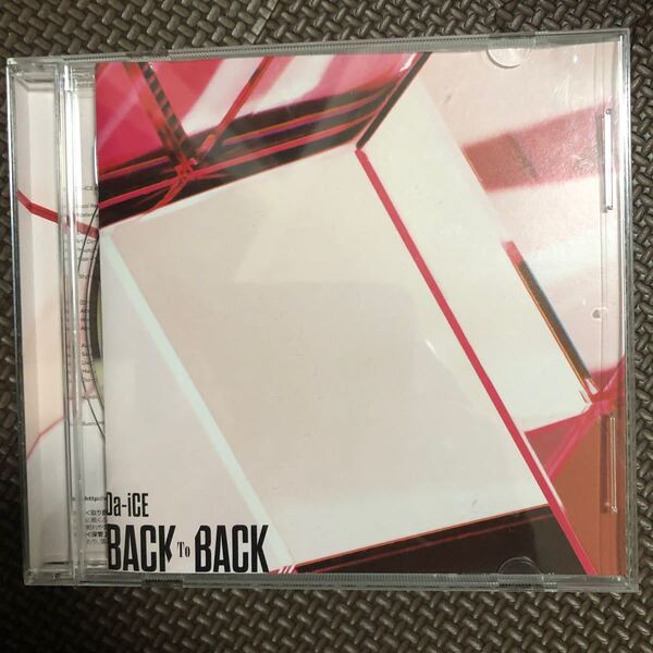 通常盤 Da-iCE CD/BACK TO BACK 19/12/18発売