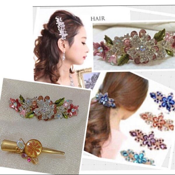 キラキラ年中使えるヘアアクセサリーバラ売りOK