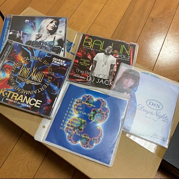 お店やドライブにCD5枚120曲以上！！ヒップホップ&四つ打ち系ミュージック