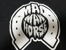 Mad Man Horse Tシャツ サイコビリー ロカビリー Demented are Go_画像2