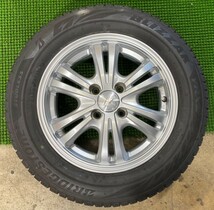 175/65R14 BRIDGESTONE【2017年】(社外アルミホイール) 14X5.5J ET38 4H/100 4本セット！コンパクトカー等に_画像3