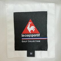 le coq sportif ルコックスポルティフ メンズ 半袖 ウィンドブレーカー アウター 上着 羽織 ハーフジップ ロゴ刺繍 ホワイト 白色 Mサイズ_画像10