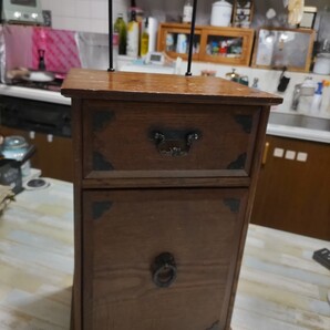 アンティーク木製タンス ④