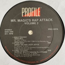 ★ MR.MAGIC'S RAP ATTACK VOLUME2 HIP HOPオムニバス　LP _画像1