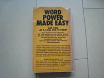 A138 即決★洋書★WORD POWER MADE EASY:The complete three-week vocabulary builder/NORMAN LEWIS_画像2