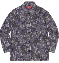 【新品】Supreme Paisley Fleece Shirt COLOR/STYLE：Purple SIZE：Medium_画像1