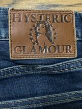 ※HYSTERIC GLAMOUR ヒステリック グラマー セクシーガールプリント スタッズ ストレッチ デニムパンツ インディゴ 日本製 29 BJBB.AJ_画像9