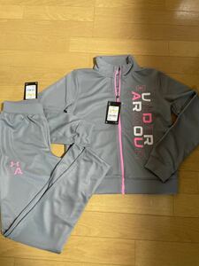  new goods Under Armor YMD 140cm jersey top and bottom Junior Kids long sleeve top and bottom set setup 