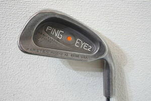 【KSD/S4/91】 PING　EYE2　ピンアイ２　オレンジドット　４番アイアン　ユースド　スチールシャフト