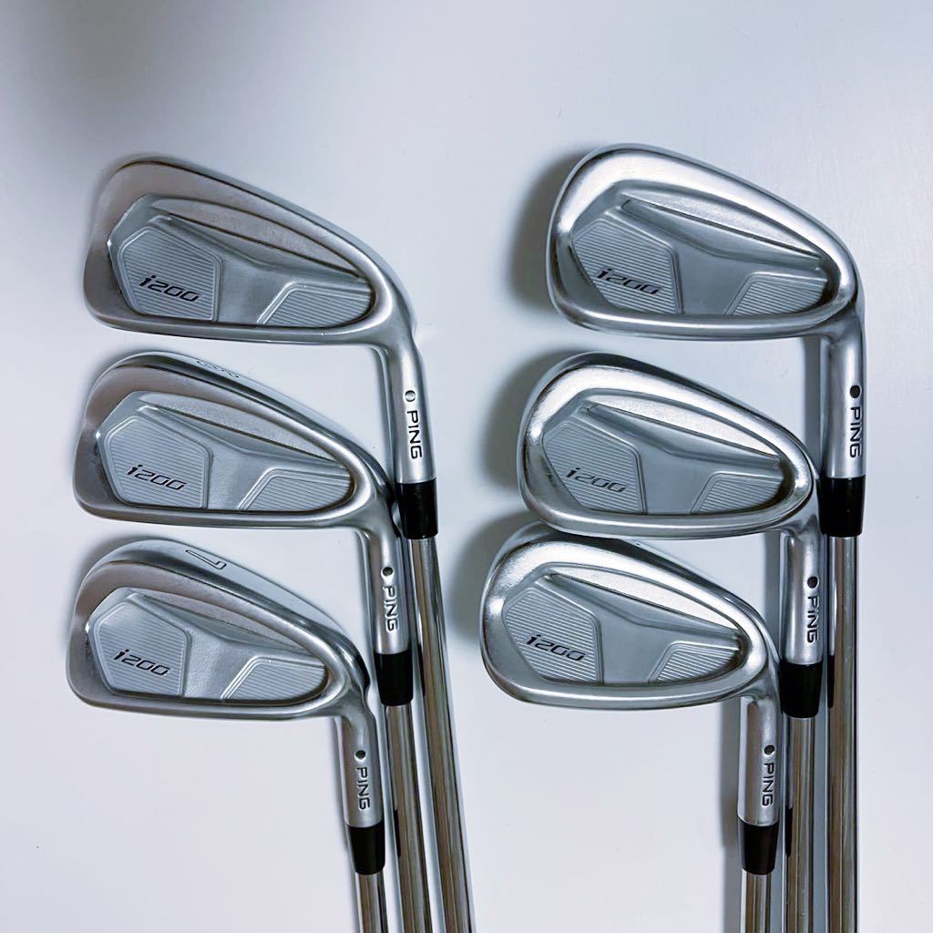 Ping i200アイアン 黒ドット 6-9,W 5本セット モーダス105R www