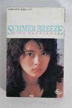 ■カセットテープ■サマーブリーズ■中山美穂■中古■_画像2