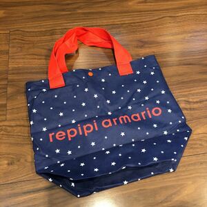 【repipi armario レピピアルマリオ 】ショップバッグ 37×30×16