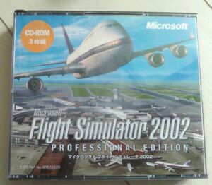 [ anonymity shipping * pursuit number equipped ] instructions none case damage Microsoft flight simulator 2002 PROFESSIONAL Professional edition 