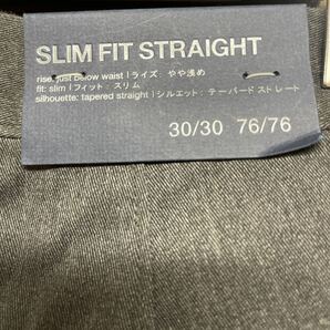 ギャップ GAP 未使用 SLIM FIT STRAIGHT スリムシルエット テーパード ストレート メンズ 30インチ パンツ チノパン グレー ボトムの画像9